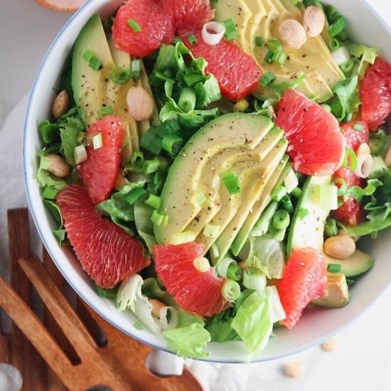 Grapefruit Avocado Salad