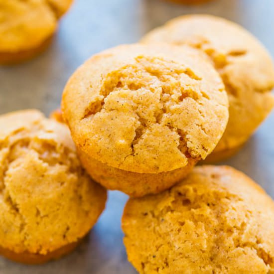 Vanilla Bean Mini Muffins