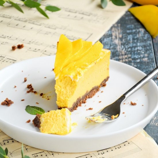 Mango cheesecake