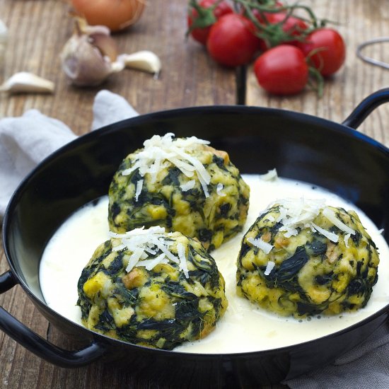 spinach dumplings