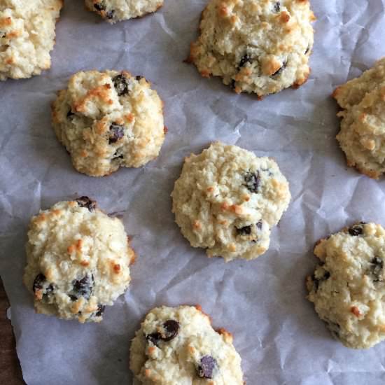 Coconut Chocolate Chip Scones