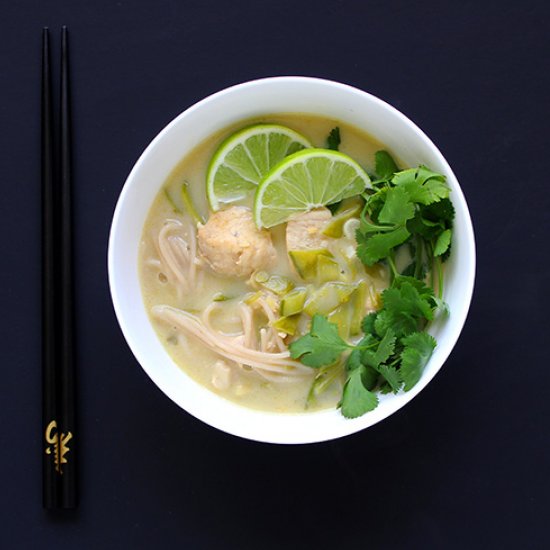 thai green chicken soup