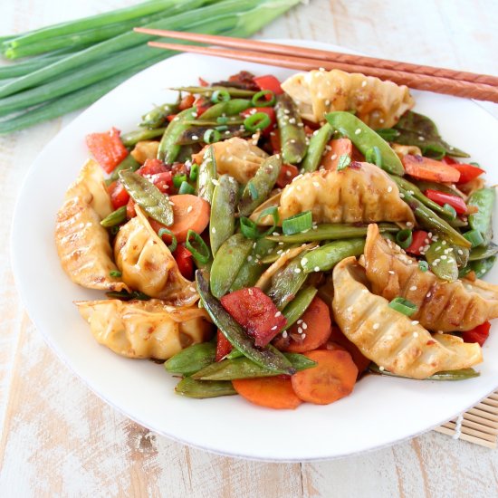 Chicken Potsticker Stir Fry