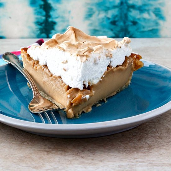 Butterscotch Pie with Meringue