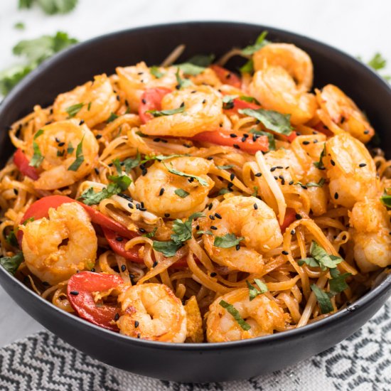 Low FODMAP Shrimp Pad Thai