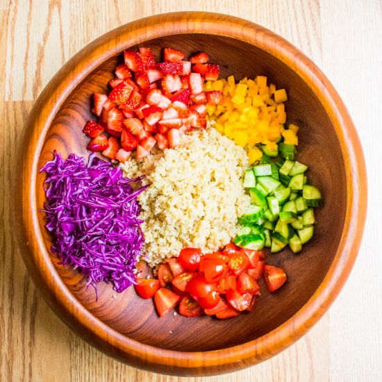 Rainbow Quinoa Salad