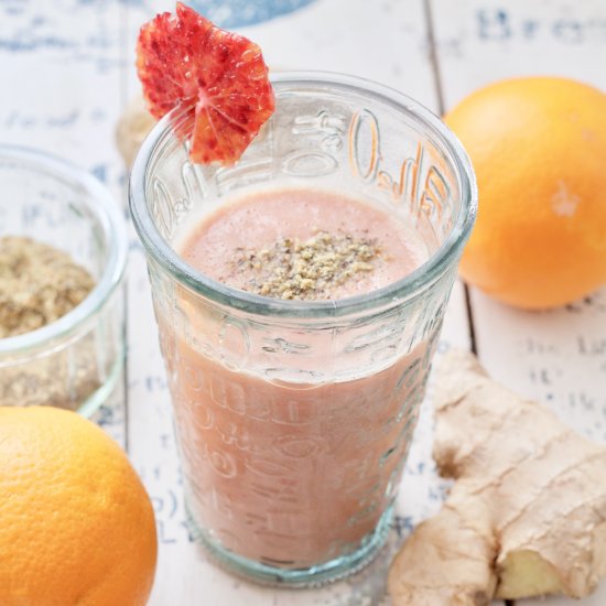 Blood Orange & Ginger Smoothie