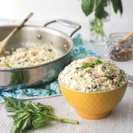 Creamy Basil & Tuna Risotto