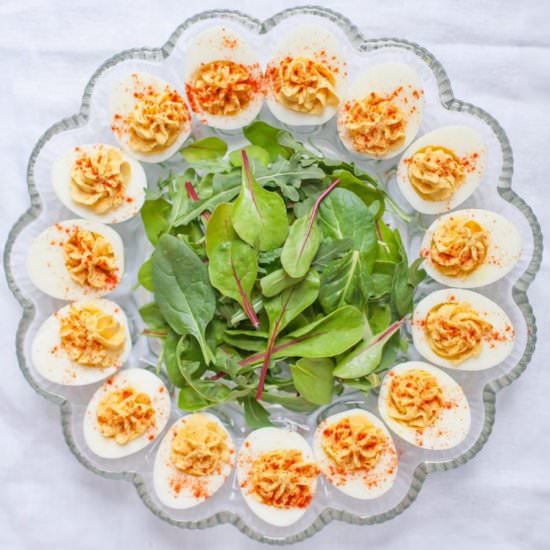 Hummus Deviled Eggs