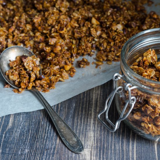 Maple-Sunflower Seed Granola