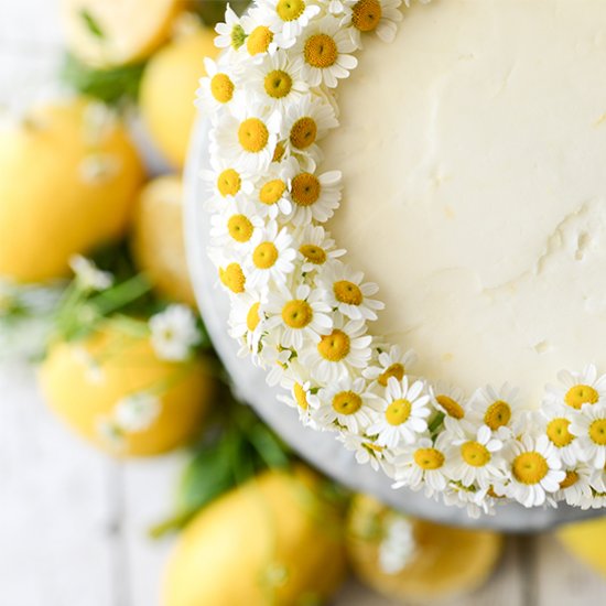 Honey Chamomile Cake