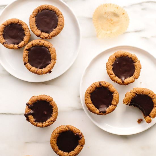 Vegan PB Ganache Blossoms