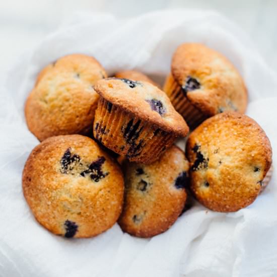 lemony blueberry muffins