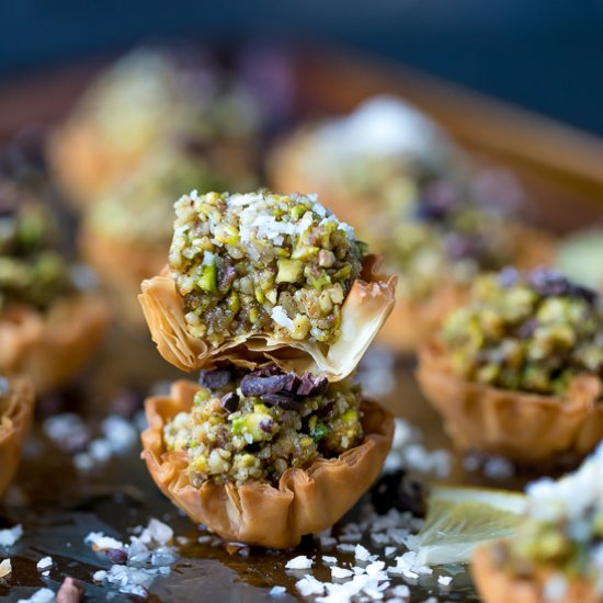 MINI PHYLLO BAKLAVA CUPS