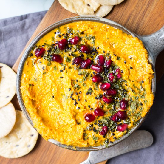 Roasted Carrot Tahini Dip