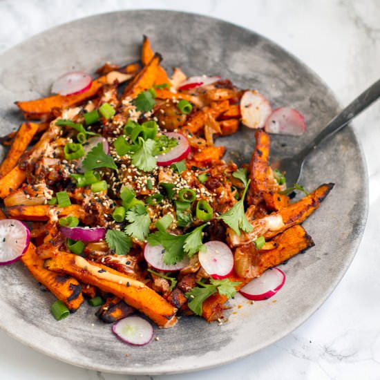 Paleo Kimchi Fries