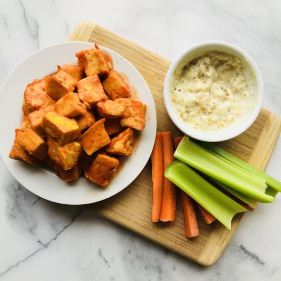 Baked Tofu Buffalo Bites