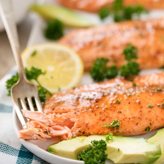 Honey Dijon Broiled Salmon