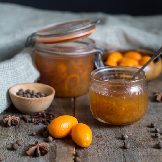 Chinese spiced Russian kumquat jam