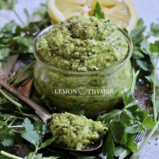 Vegan Avocado Basil Pesto