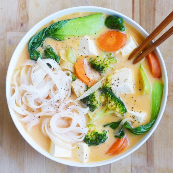 Coconut Curry Noodle Soup