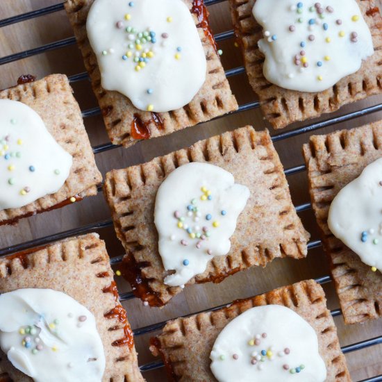 Vegan PB & J Pop-Tart Cookies