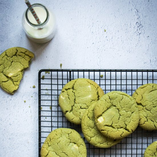 Pistachio & White Chocolate Cookies