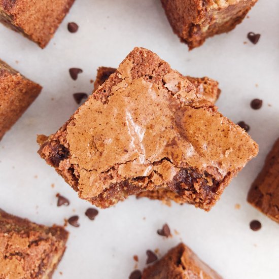 Cookie Dough Stuffed Brownies