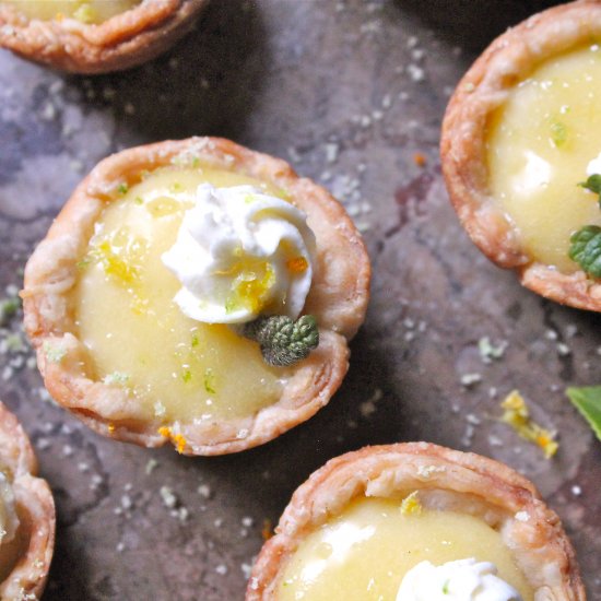 Key Lime Curd Tartlets