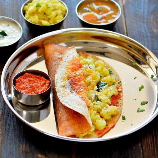 Mysore Masala Dosa | Mysore Dosa