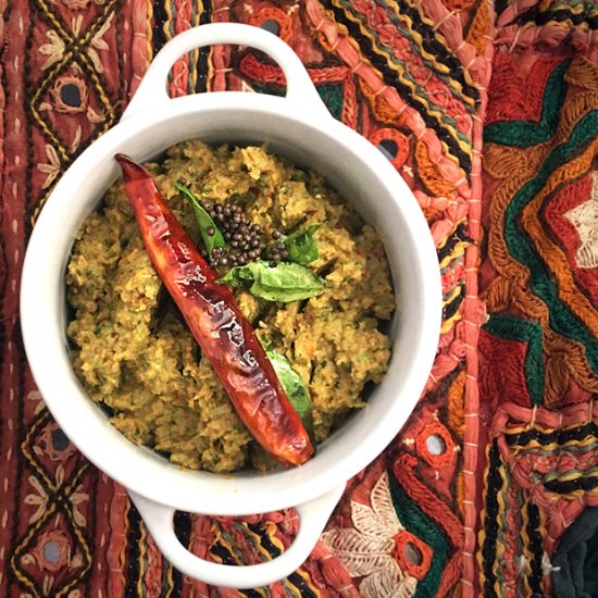 Bottle Gourd Chutney with Peel