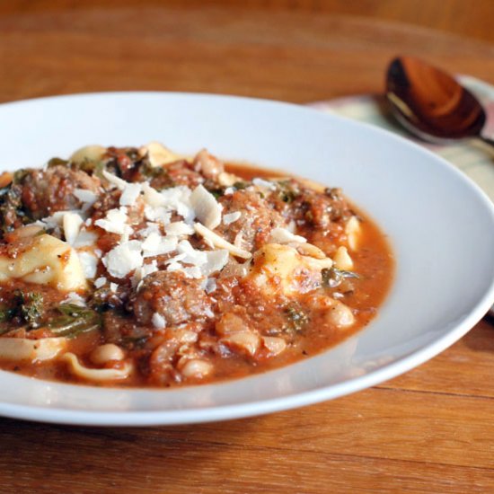 Tuscan Tortellini Soup