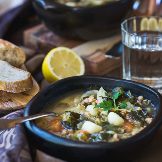 Ground Turkey and Vegetable Soup