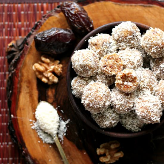 Date & Walnut Bites