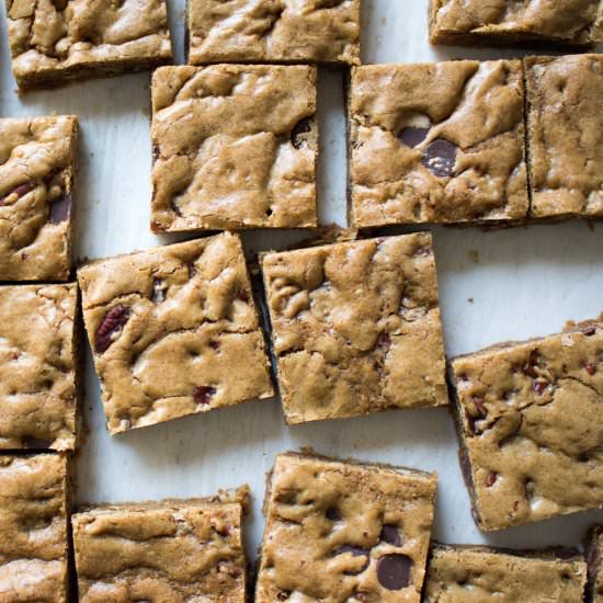 Brown Butter Coffee Blondies