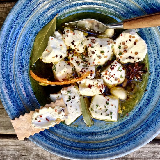 Herb Marinated Goat Cheese