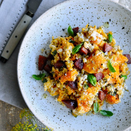 Pearl Barley Risotto with Pumpkin