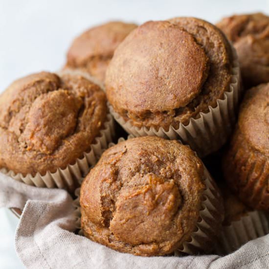 Flourless Banana Carrot Muffins