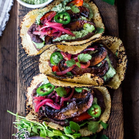 Chipotle Portobello Tacos