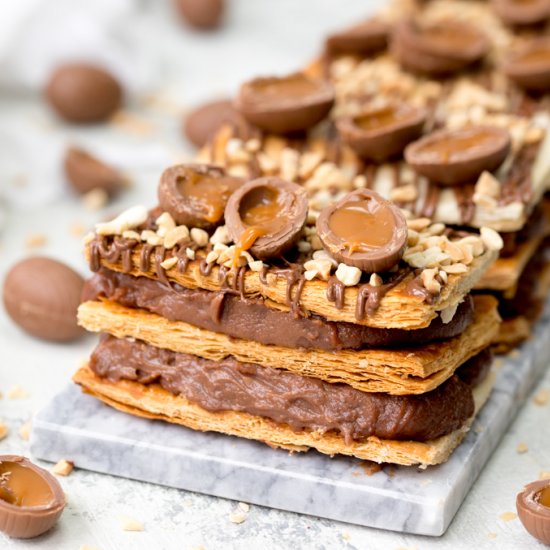 Easter Chocolate Mille Feuille