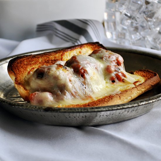 Meatball Sandwiches with Provolone