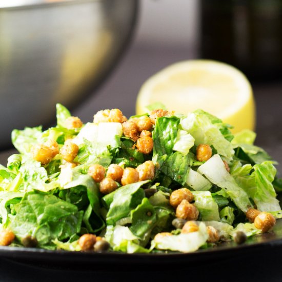 Vegan Caesar salad