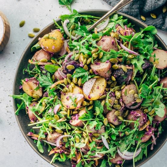 Colorful Winter Potato Salad