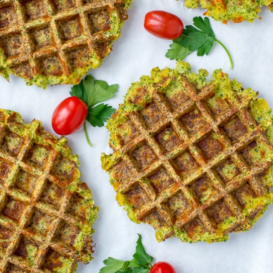 Gluten-Free Broccoli Cheddar Waffle