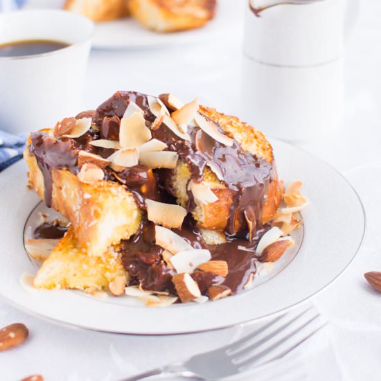 Almond Joy French Toast