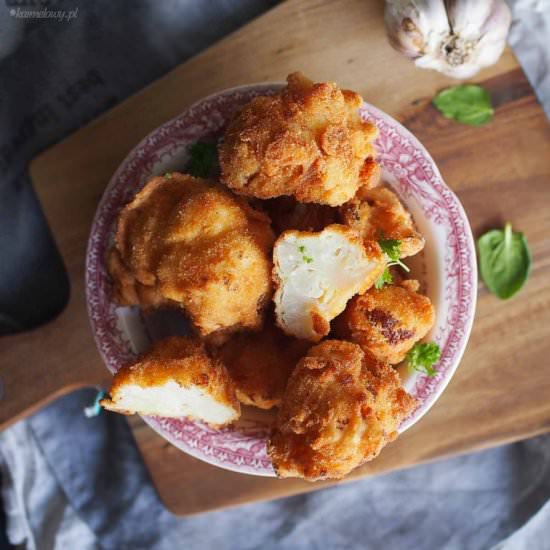 Battered cauliflower