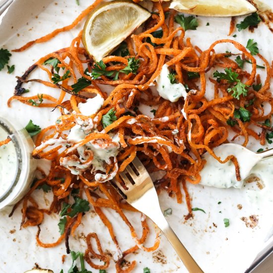 Chipotle Lime Skinny Squash Fries