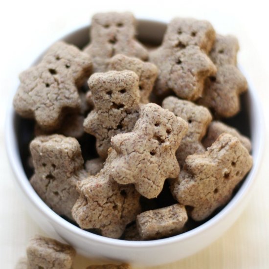 Homemade GF/V Teddy Grahams