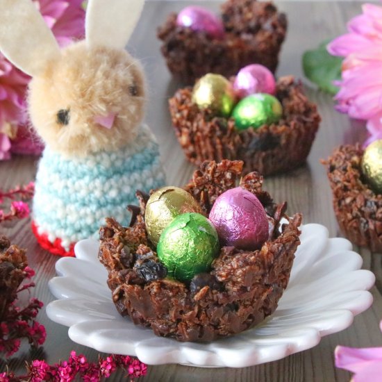 Chocolate Easter nests