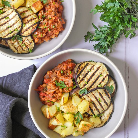 Vegan Moussaka Bowl